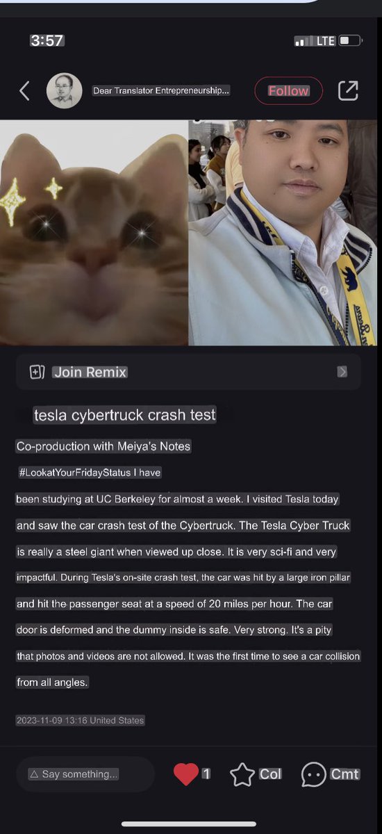 #Tesla #Cybertruck crash test detail leaked from Chinese social media Xiaohongshu
 See photo for translation 
<a href="/TeslaBoomerMama/">AleXandra Merz 🇺🇲</a> <a href="/farzyness/">Farzad 🇺🇸 🇮🇷</a> <a href="/DrKnowItAll16/">DrKnowItAll</a> <a href="/SawyerMerritt/">Sawyer Merritt</a> <a href="/dillonloomis/"></a> <a href="/TeslaPodcast/">Rob Maurer</a> <a href="/wholemars/"></a>