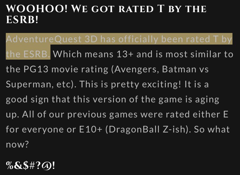 Xonrex3's tweet photo. I won’t stop pressing the fact I feel injusticed, as with an unfortunate amount of the player base.
Acknowledge us, We Matter.
#Aqw #Aq3d #Ae #RatedT https://t.co/bLPUhpqgvh