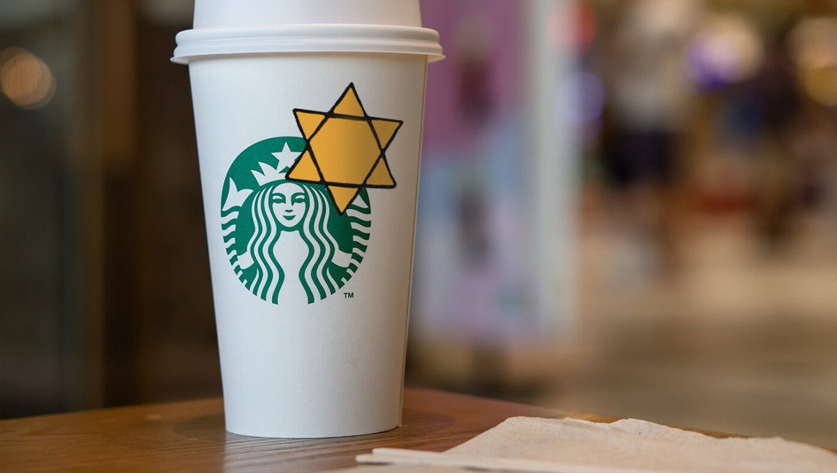 TheBabylonBee's tweet image. Starbucks Workers To Begin Placing Yellow Star Sticker On Jewish Customers' Cups buff.ly/47tJE8R