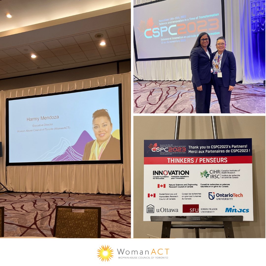 WomanACT's tweet image. We were delighted to present at the 15th Canadian Science Policy Conference #CSPC2023!

Thank you @sciencepolicy for having us. 

We look forward to continuing to drive these crucial conversations forward!

womanact.ca/projects/suppo…
