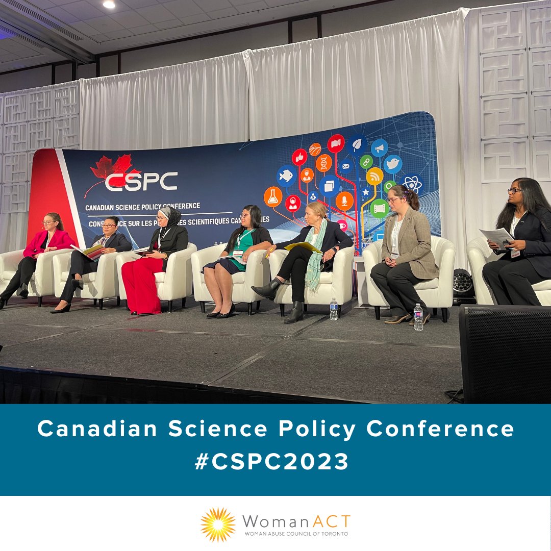 WomanACT's tweet image. We were delighted to present at the 15th Canadian Science Policy Conference #CSPC2023!

Thank you @sciencepolicy for having us. 

We look forward to continuing to drive these crucial conversations forward!

womanact.ca/projects/suppo…
