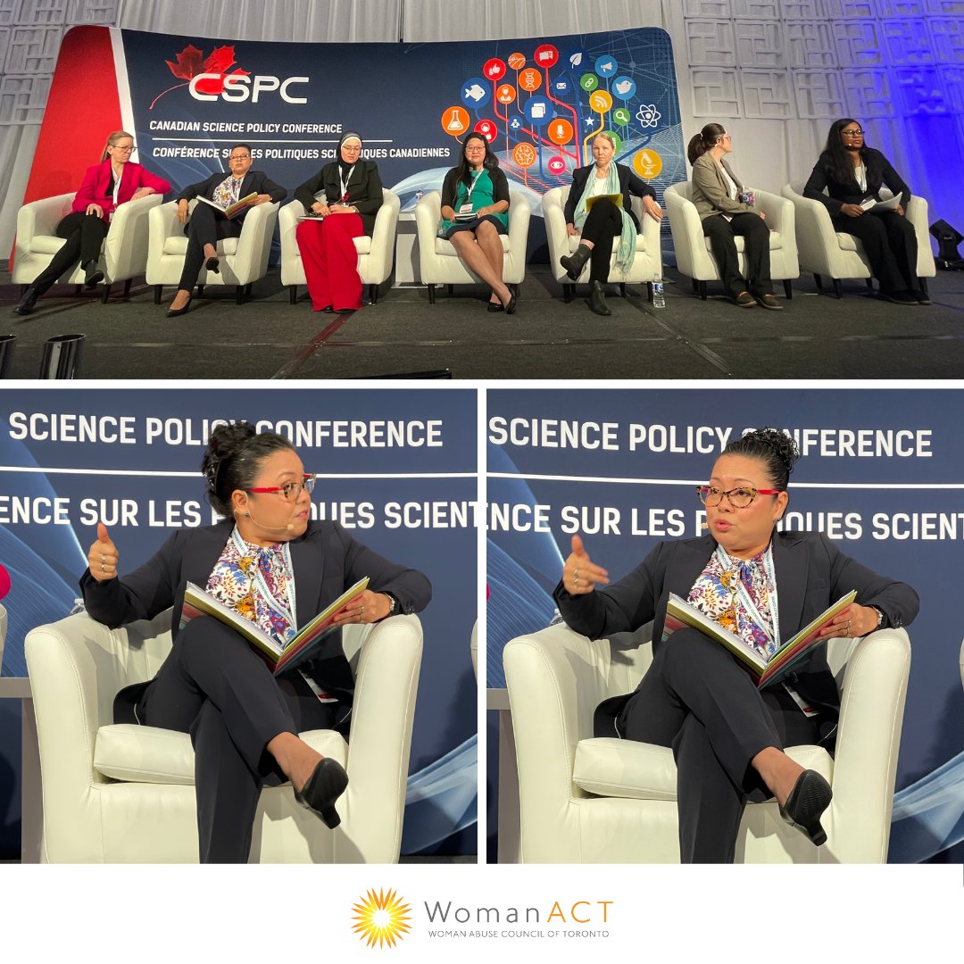 WomanACT's tweet image. We were delighted to present at the 15th Canadian Science Policy Conference #CSPC2023!

Thank you @sciencepolicy for having us. 

We look forward to continuing to drive these crucial conversations forward!

womanact.ca/projects/suppo…
