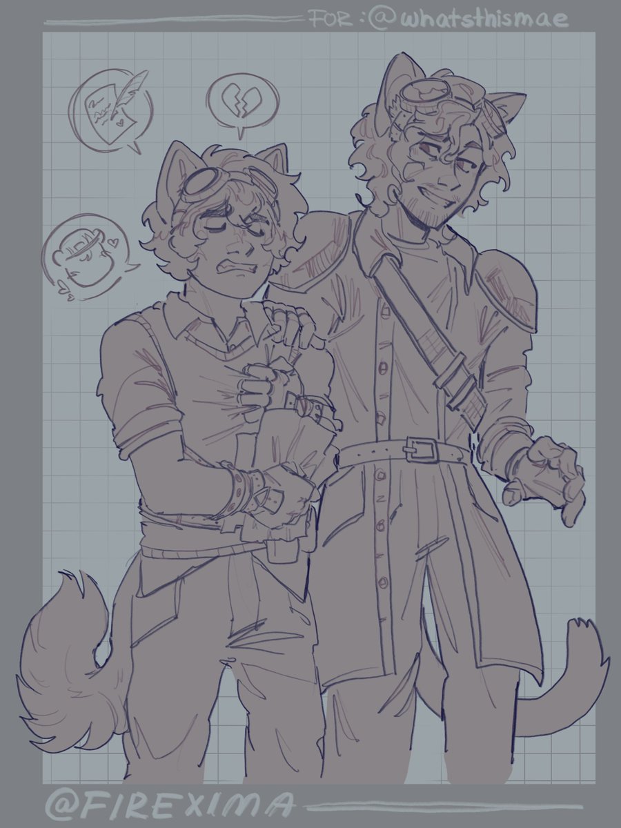 Firexima's tweet photo. Cat hybrid q!Tubbo and q!Cellbit for @whatsthismae !!
Thank you for donating <3

[#QSMPFORPALESTINE #tubbofanart #cellbitfanart] https://t.co/gYLW35KSlN