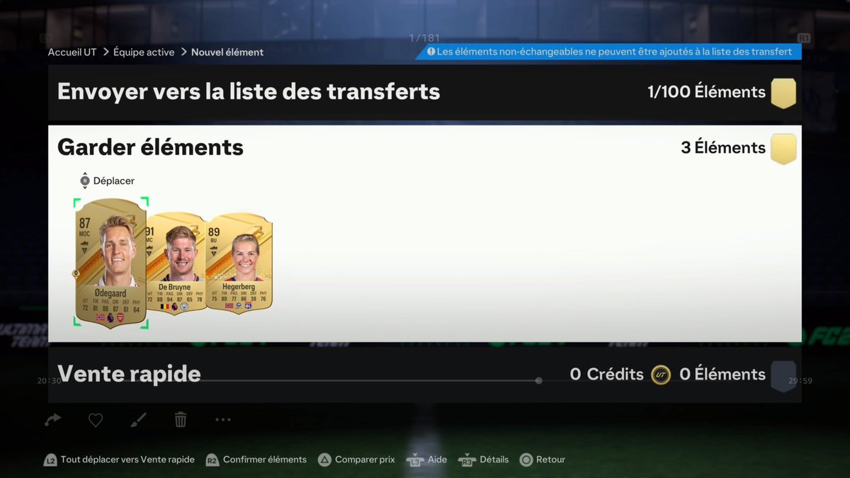 FootKaio's tweet photo. Pour les récompenses 💰 : ben c'est plutôt pas mal les mecs
Double De Bruyne, des animations, bon pas de cartes spéciales 😭 mais au moins des animés, on en a eu en 1 week end plus qu'en 1 mois et demi
Rendez vous week end pro pour la spéciale Team FR avec GigiRouRou #EAFC24 https://t.co/9FRPPmK66W