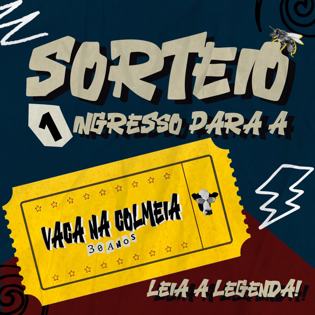 beernardaba's tweet photo. tá rolando sorteio de ingresso para a Vaca Na Colmeia, hein? 🐝🍻🐄

corre lá no insta da atlética e participa! 💙❤️

https://t.co/nlOH5n8ahX https://t.co/clsz6JhuVU