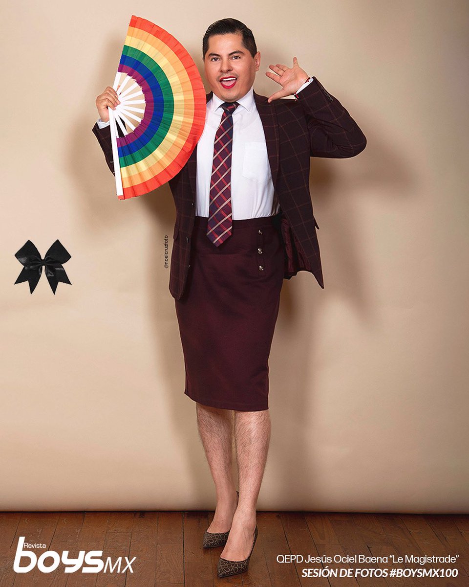 revistaboysmx's tweet photo. QEPD 🕊️🏳️‍🌈🇲🇽
Le Magistrade @ocielbaena lo recordamos en la sesión de fotos que hicimos para #ʙᴏʏsᴍx𝟷𝟶𝟶 en junio 2023. Hoy lamentamos su despedida. 
✔️ El mejor puntaje en el examen para ser Consejero del INE. Gran orgullo nos provoca Ociel. Así daba inicio su entrevista. https://t.co/RxNkdbB7sr