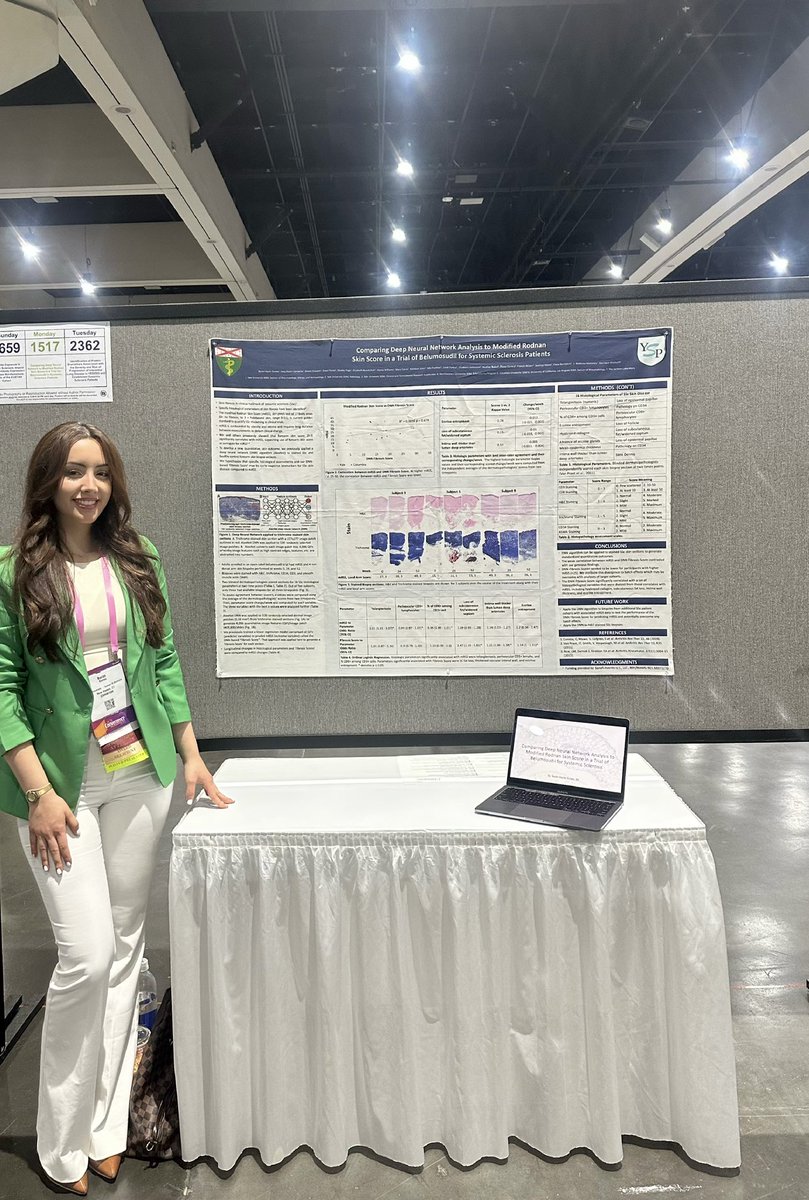 Baran Ilayda Gunes, BA, Yale Scleroderma Program, presents her work assessing the utility of Deep Neural Network algorithm applied to scleroderma skin biopsies as early skin outcome. Better skin outcomes are needed for scleroderma clinical trials