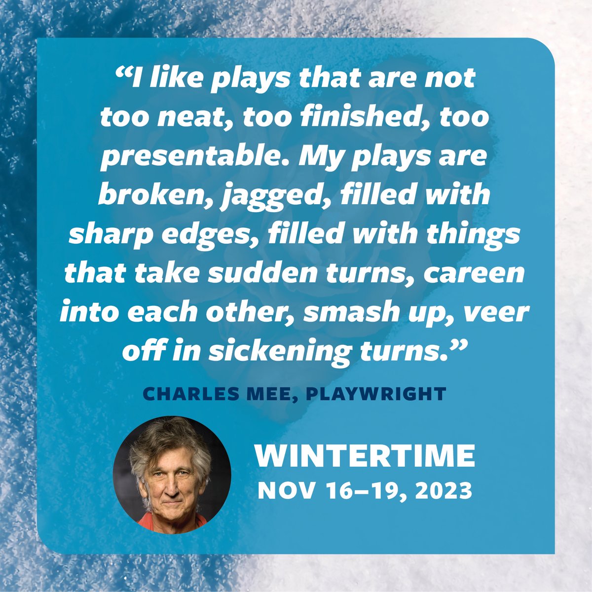 💔 WINTERTIME isn't your average romantic comedy. Get ready for a wild ride! tdps.berkeley.edu/wintertime