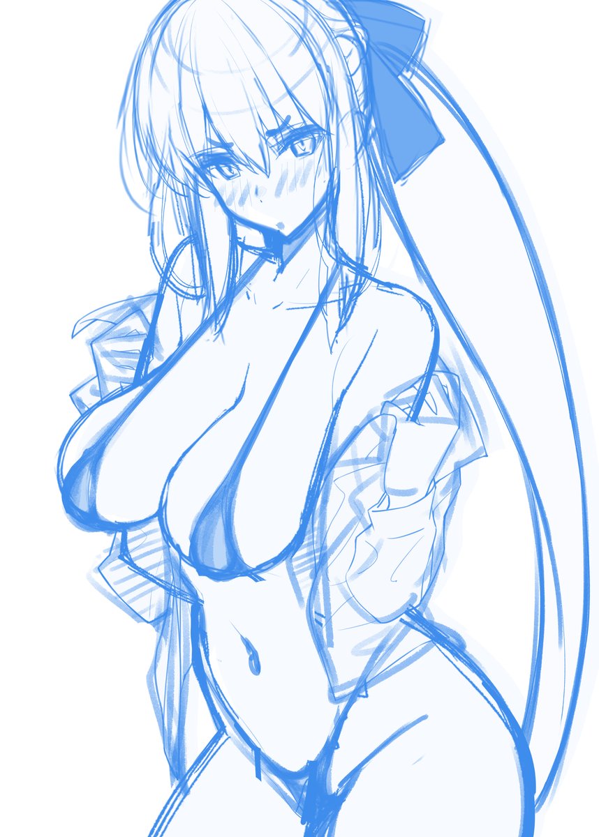 リハビリrkgk。夫にかまって欲しいモルガン陛下(ラフ
#FGO 