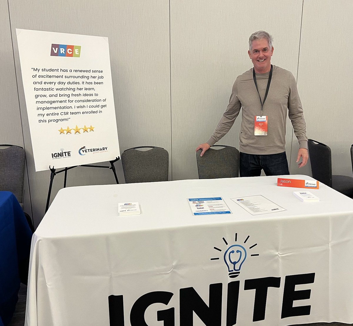 IGNITEvet's tweet photo. IGNITE had a wonderful time connecting, learning, and supporting emotional intelligence within the veterinary community. 

We're gearing up for more meaningful connections at upcoming events. Catch us in Atlanta next as we continue to IGNITE the flame of collaboration and growth! https://t.co/T44aotQ3k5