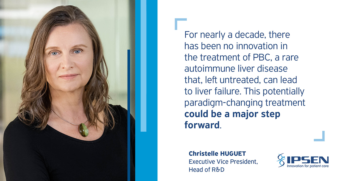 Exciting news from Ipsen's rare liver disease portfolio! 🚀 We're making great progress in developing a potential new treatment for primary biliary cholangitis (PBC). Stay tuned for updates.
