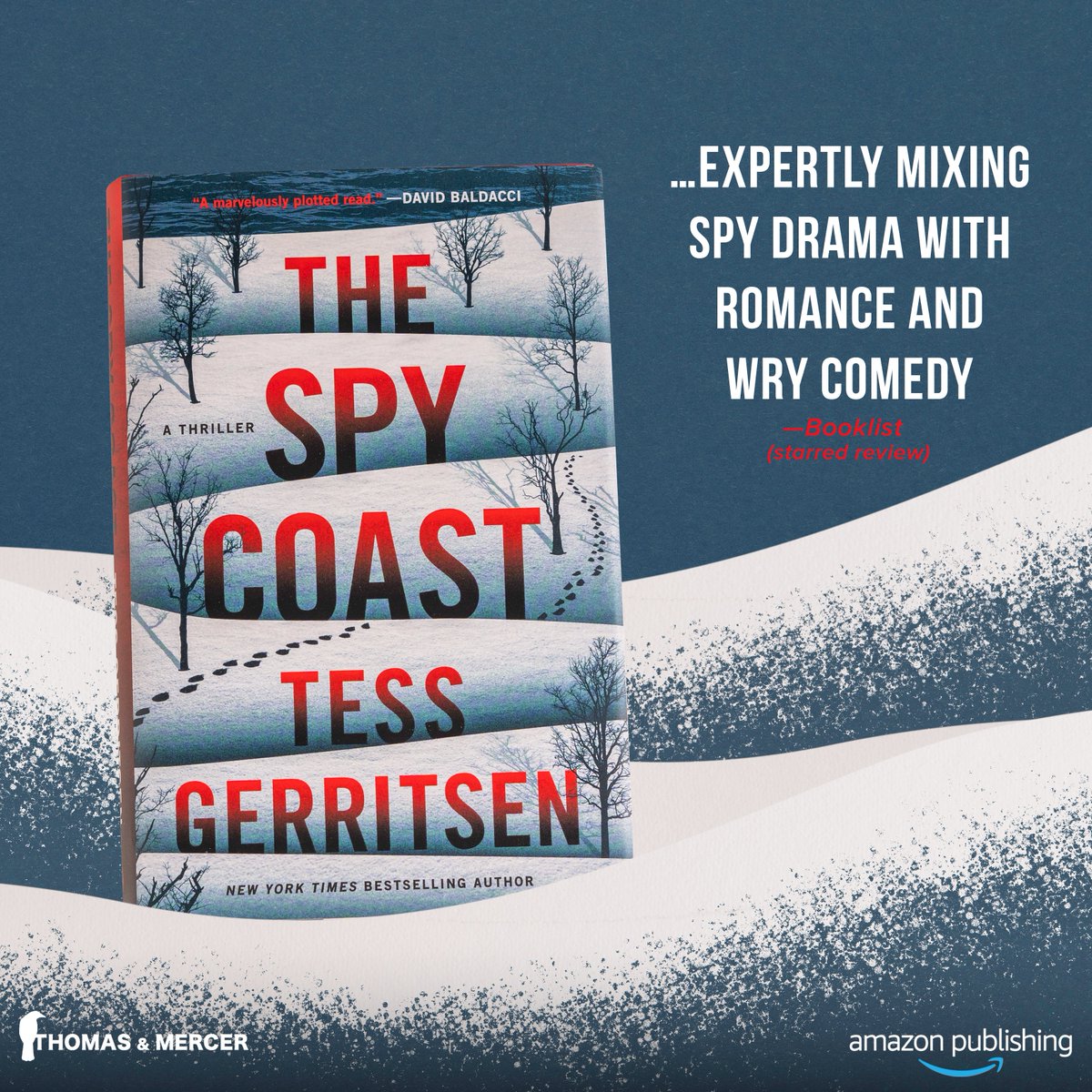 Retirement was never supposed to be this dangerous. Don’t miss this gripping thriller from bestselling author @tessgerritsen. Amazon.com/TheSpyCoast