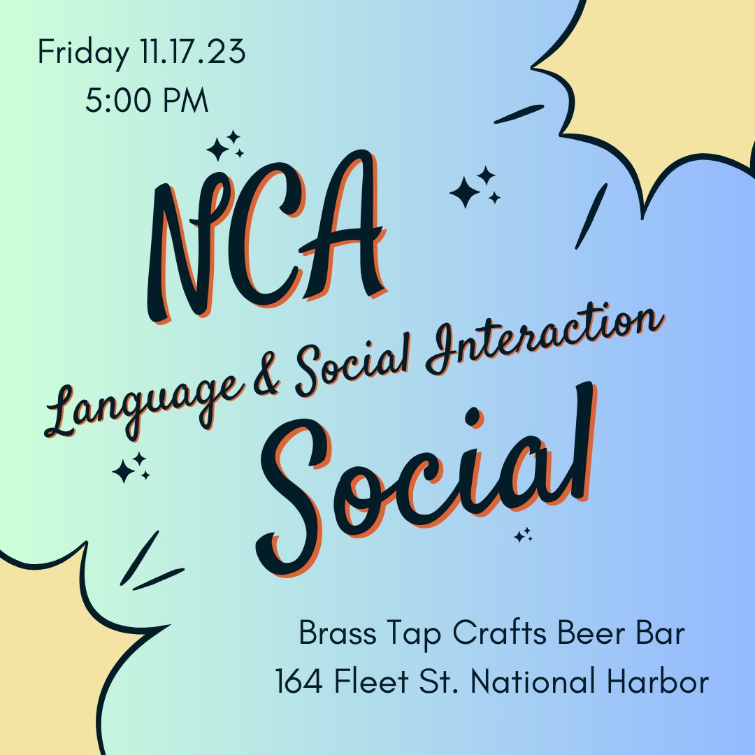 If you will be at #NCA2023 this week come join us at our social event on Friday! @NatComm