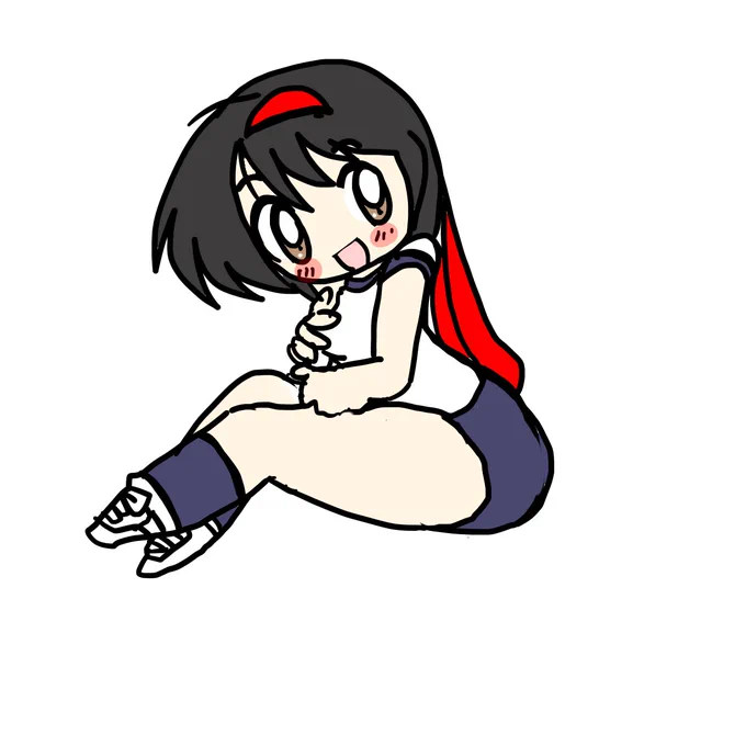 おはようございます〜炊飯器のタイマー忘れたので炊けるのを待ってる間に一描きです今日も元気な一日を! 