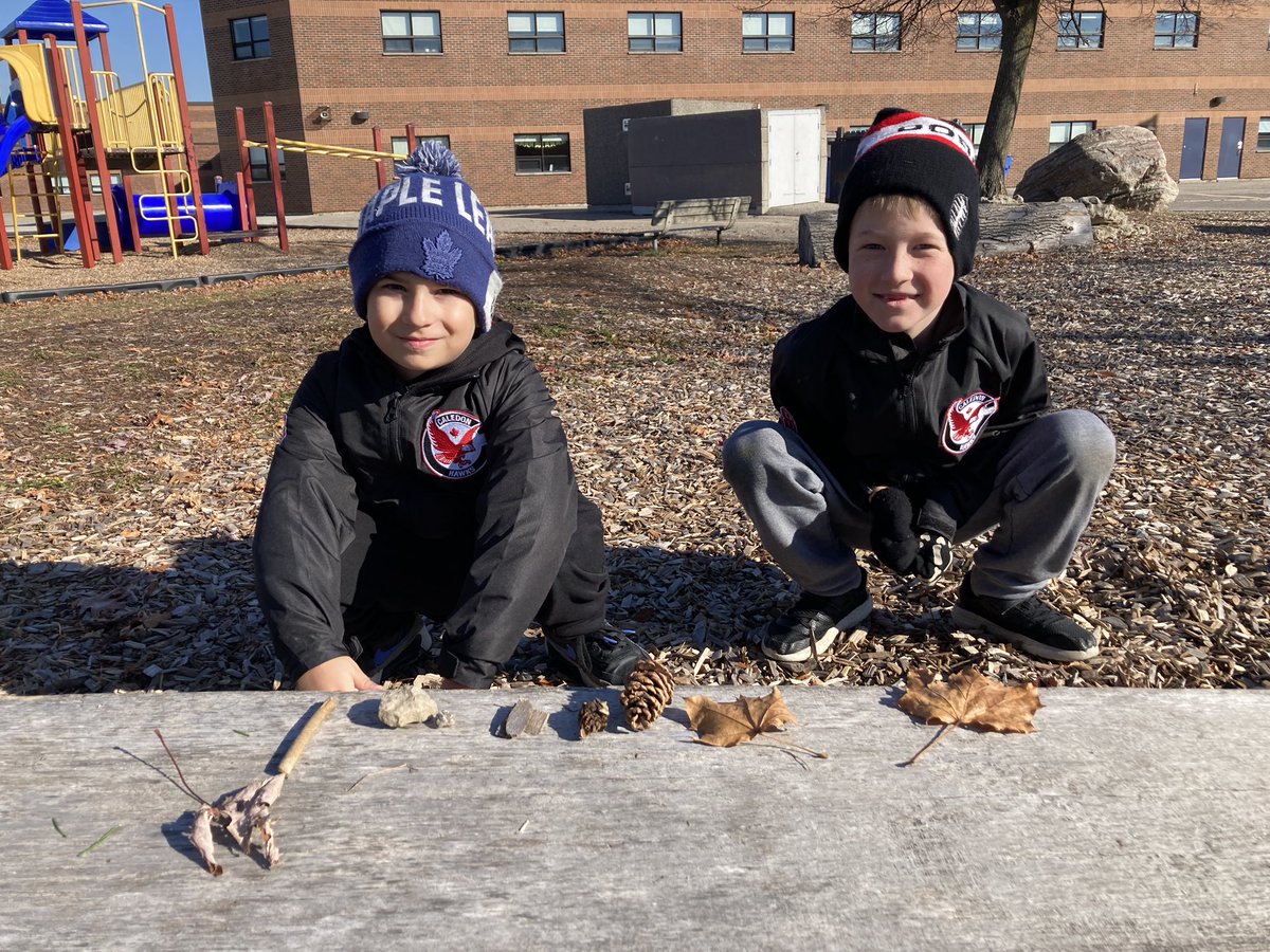 Outdoor learning on this beautiful Monday! The grade 3s collected and sorted items in nature 🌳💚🍁 #outdoorlearning <a href="/EcoPanthersSJP2/">SJP2 Eco Panthers</a>