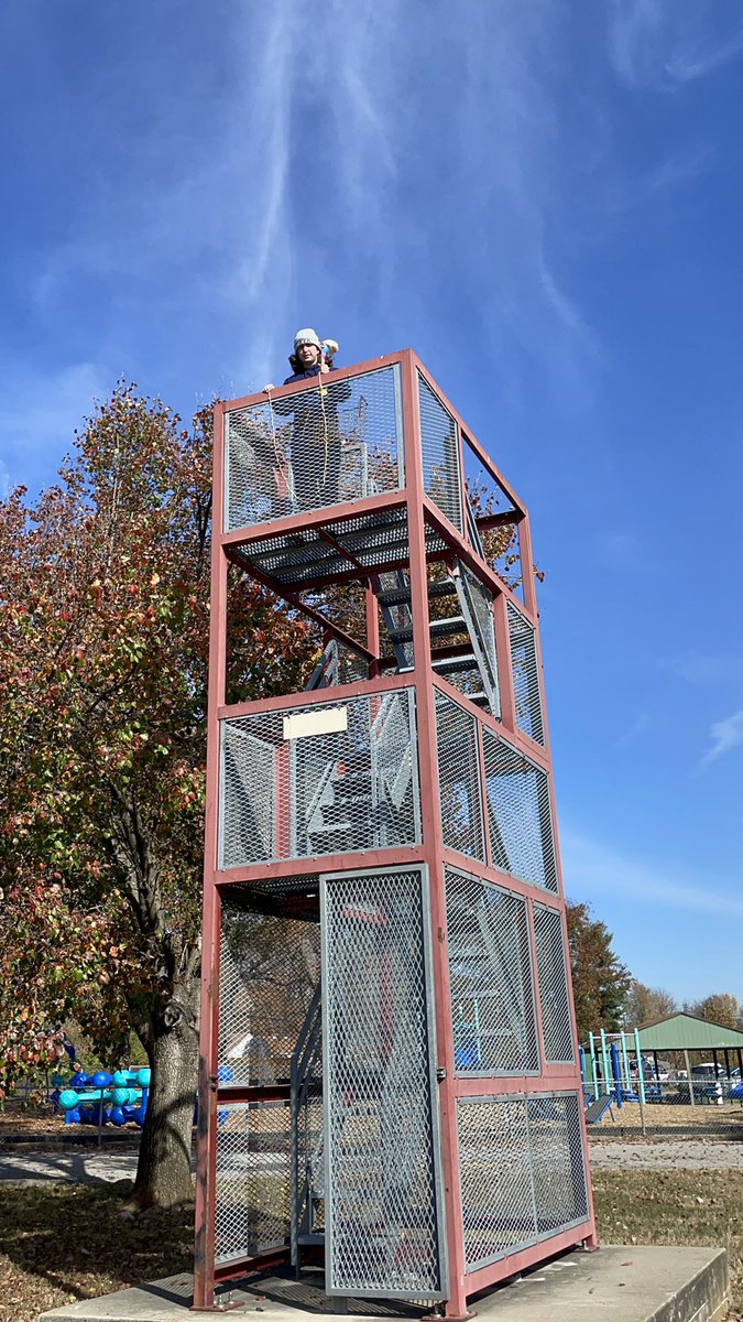 KempMath's tweet photo. Barbie Bungee Day @Seneca_High ! We collected data in class last week and generated regression lines to predict the number of rubber bands needed. The groups that collected the best data on a small scale did the best outside. @jcps @CounselorSeneca @CMPunches44 @TheStatsMedic https://t.co/C82H43XyMS