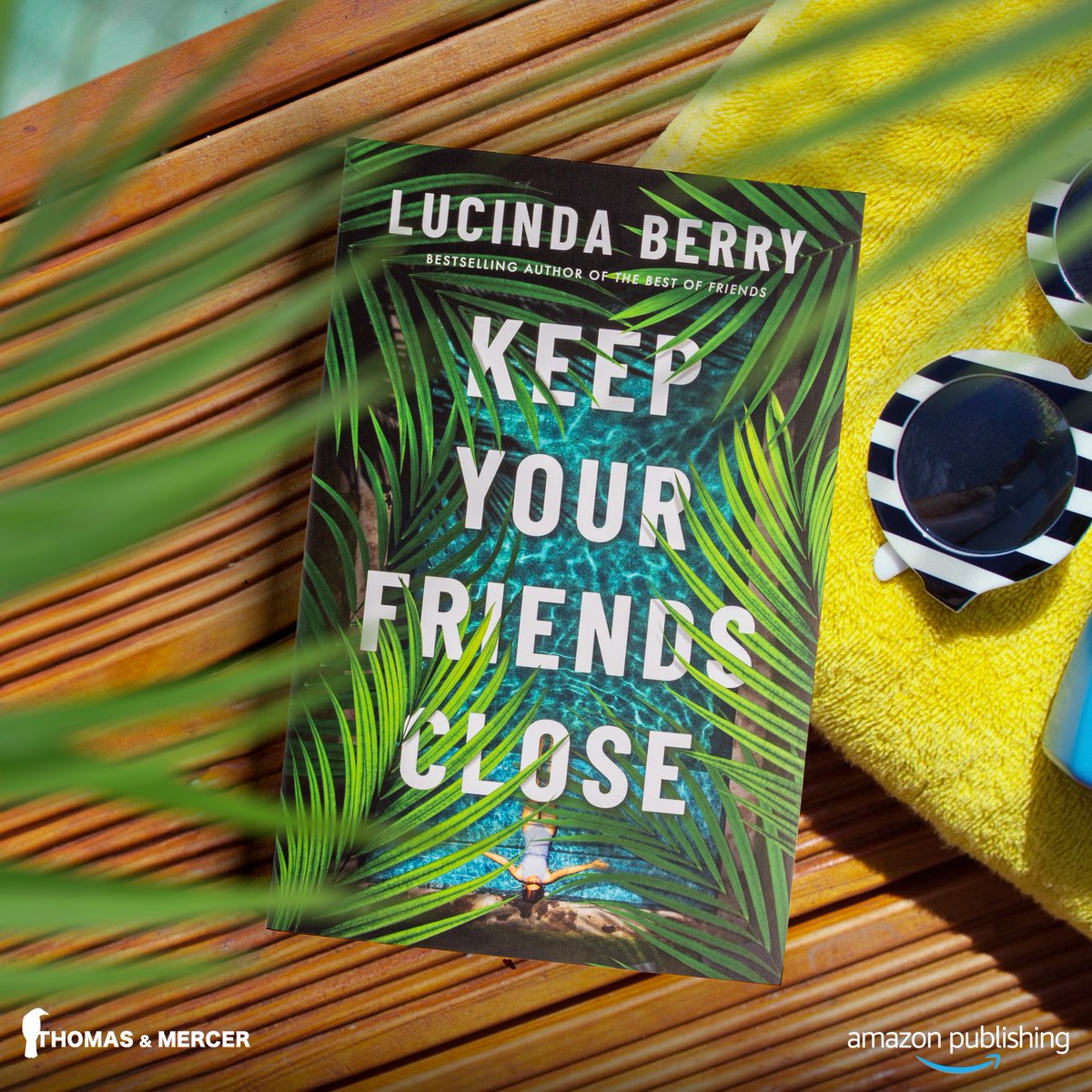 With everything at stake, deceit threatens to shatter their illusions of the perfect life. Bestselling author @lucindaberry22 returns with a fast-paced thriller. Amazon.com/KeepYourFriend…