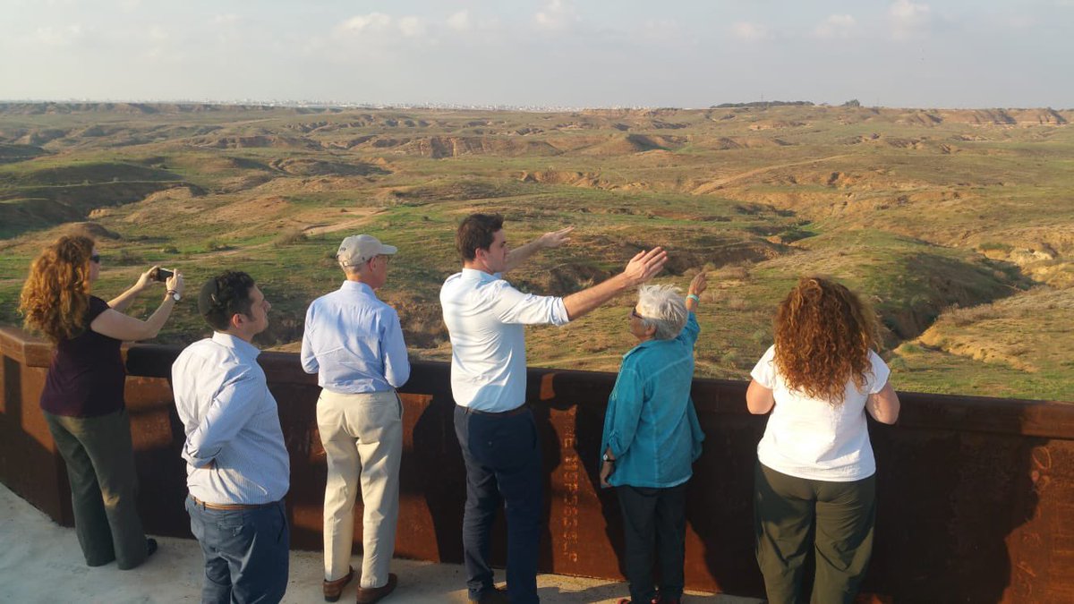 JohnLyndon_'s tweet photo. My friend Vivian Silver, who helped make ALLMEP a reality &amp; founded members @AJEECNISPED &amp; @WomenWagePeace is dead, murdered by Hamas. 
This is pic of Vivian with me &amp; ALLMEP board, 5yrs ago last week. Overlooking a Gaza she wanted to be free, &amp; at peace. Rest in power, Vivian 💔 https://t.co/Qv1IkYX0dT