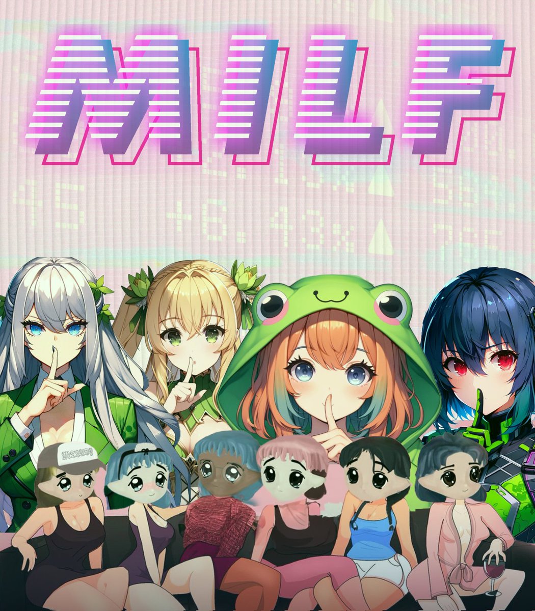 MILF_ERC20's tweet photo. They love Milady, we love frogs.. 
$MILF 🤝 $MILF 
Good luck on your cute coin! @milfcoinerc 
[not affiliated with us, we are just friendly] https://t.co/gUd2dMPUQe