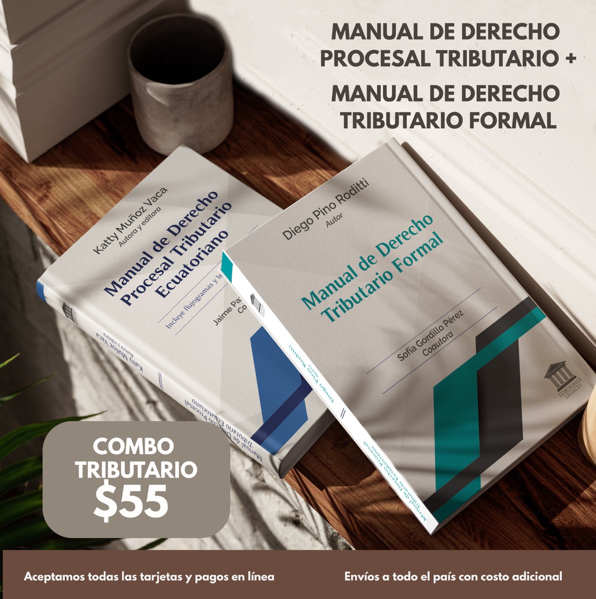 edle_ecuador's tweet photo. ¡Explore el interesante ámbito tributario con nuestra exclusiva colección!

Adquiera el "Manual de Derecho Procesal Tributario Ecuatoriano" de la destacada Dra. Katty Muñoz Vaca y el Dr. Jaime Pazmiño @jpazmino93 para una comprensión profunda de los procesos tributarios.

Complemente su conocimiento con el completo "Manual de Derecho Tributario Formal" del renombrado Dr. Diego Pino Roditti @Dpinoroditti y la Dra. Sofía Gordillo Pérez. 

Juntos, estos recursos le proporcionarán una perspectiva integral y práctica, ¡asegurando que domine los conceptos esenciales y las formalidades del mundo tributario! 

¡Ordénelo ahora y perfeccione su conocimiento tributario!

Adquiera los 2 libros por:
💰 $55
💳Aceptamos todas las tarjetas.
🚚Envíos en todo el país con costo adicional.