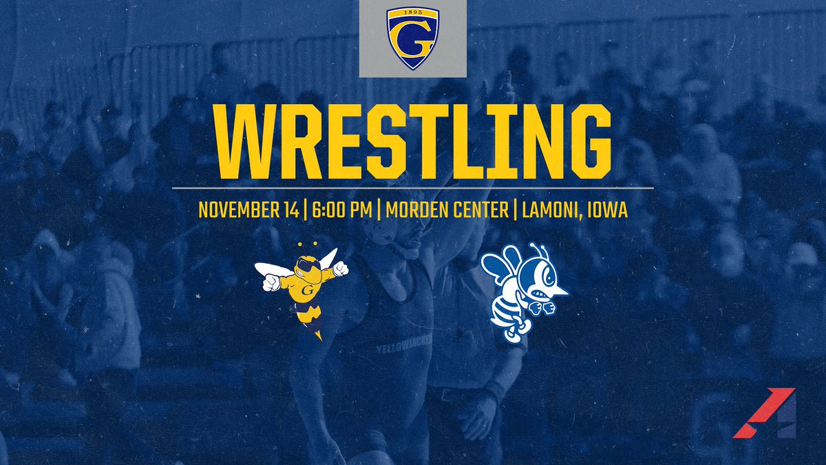 IT’S MATCH DAY!!🤼‍♂️

Men's Wrestling VS St. Ambrose
⏰- 6:00 PM
📍– Morden Center | Lamoni, Iowa
📺- heartconferencenetwork.com/graceland/
🎟 - tinyurl.com/yvr4bfkk