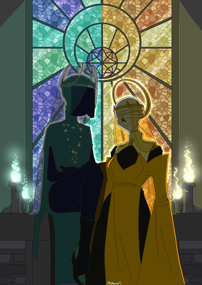 unluckynekokat's tweet photo. #holyverse twin, probably cover like for their story.
#dreamtale https://t.co/xxFlHVYv8B