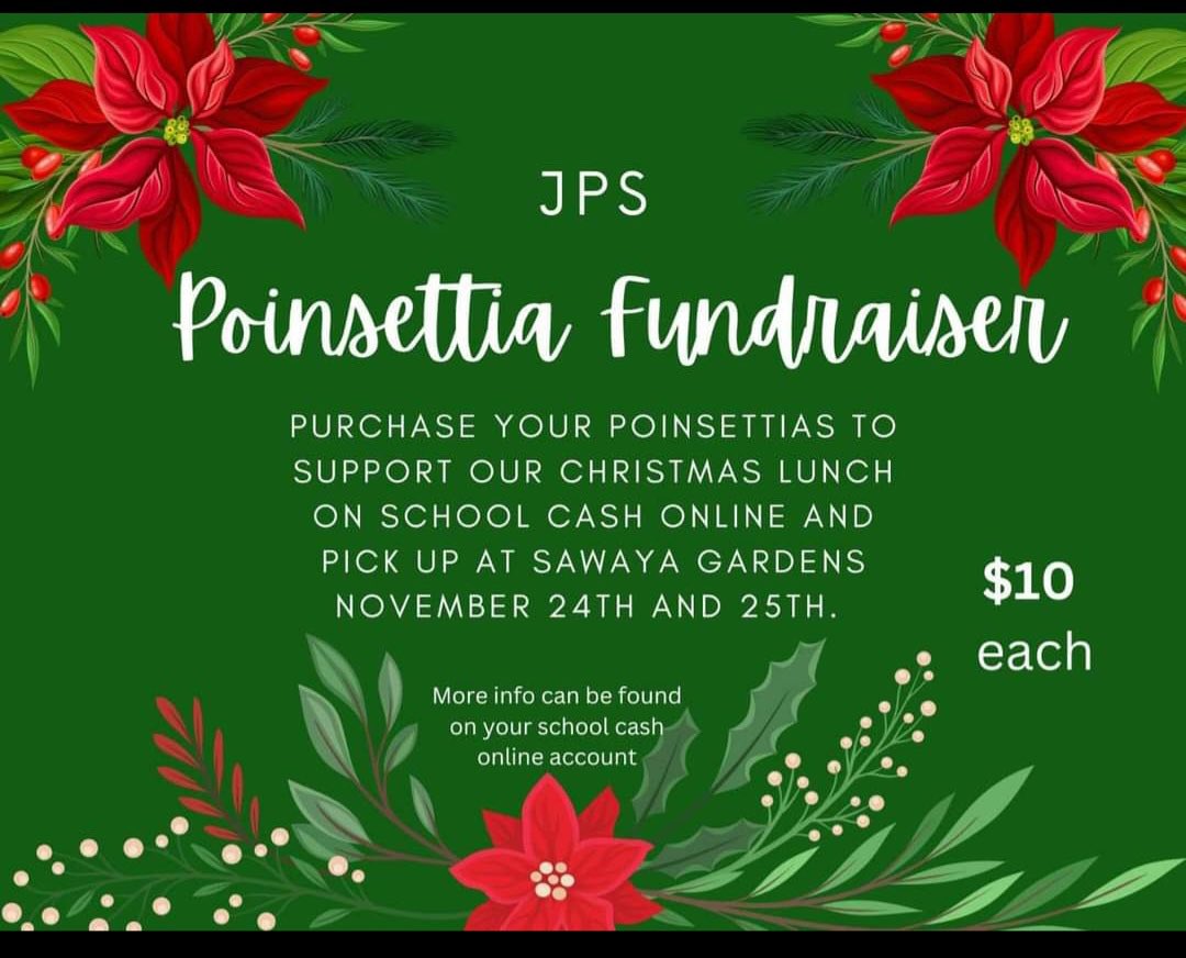 Orders close on the 19th. Please consider purchasing a poinsettia to support our holiday lunch!
