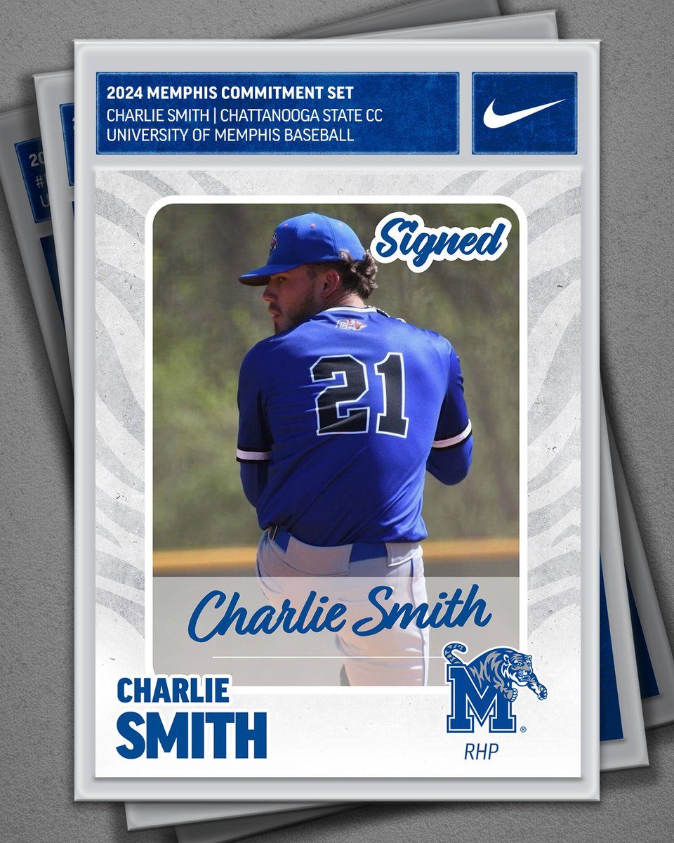 Memphis Baseball (@memphisbaseball) on Twitter photo Another arm coming to the 901 ✍️
Welcome home, <a href="/CharlesSmith1x/">charlie smith</a>!
#GoTigersGo | #MemphisRising Another arm coming to the 901 ✍️
Welcome home, <a href="/CharlesSmith1x/">charlie smith</a>!
#GoTigersGo | #MemphisRising