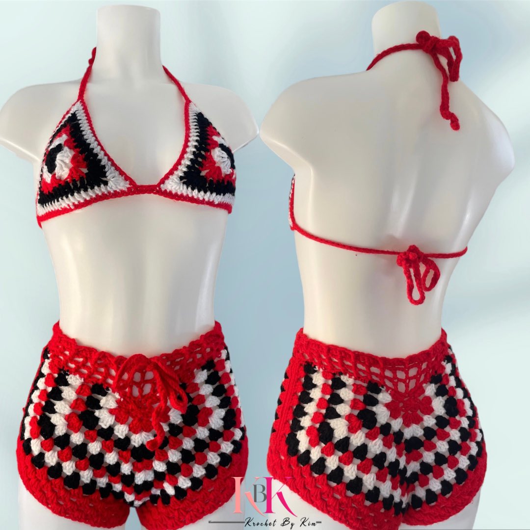 krochetbykim's tweet photo. CROCHET TRINIDAD THEMED SHORTS SET BY KROCHETBYKIM ๐น๐น
https://t.co/UPTilIMiET
#Trinidad #trinitothebone #crochetoutfit #custom https://t.co/c53slc0vYv