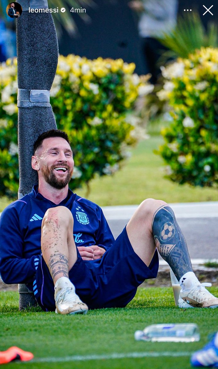 Mirá la felicidad de Lionel cada vez que viene a la Selección Argentina. 🥹🇦🇷