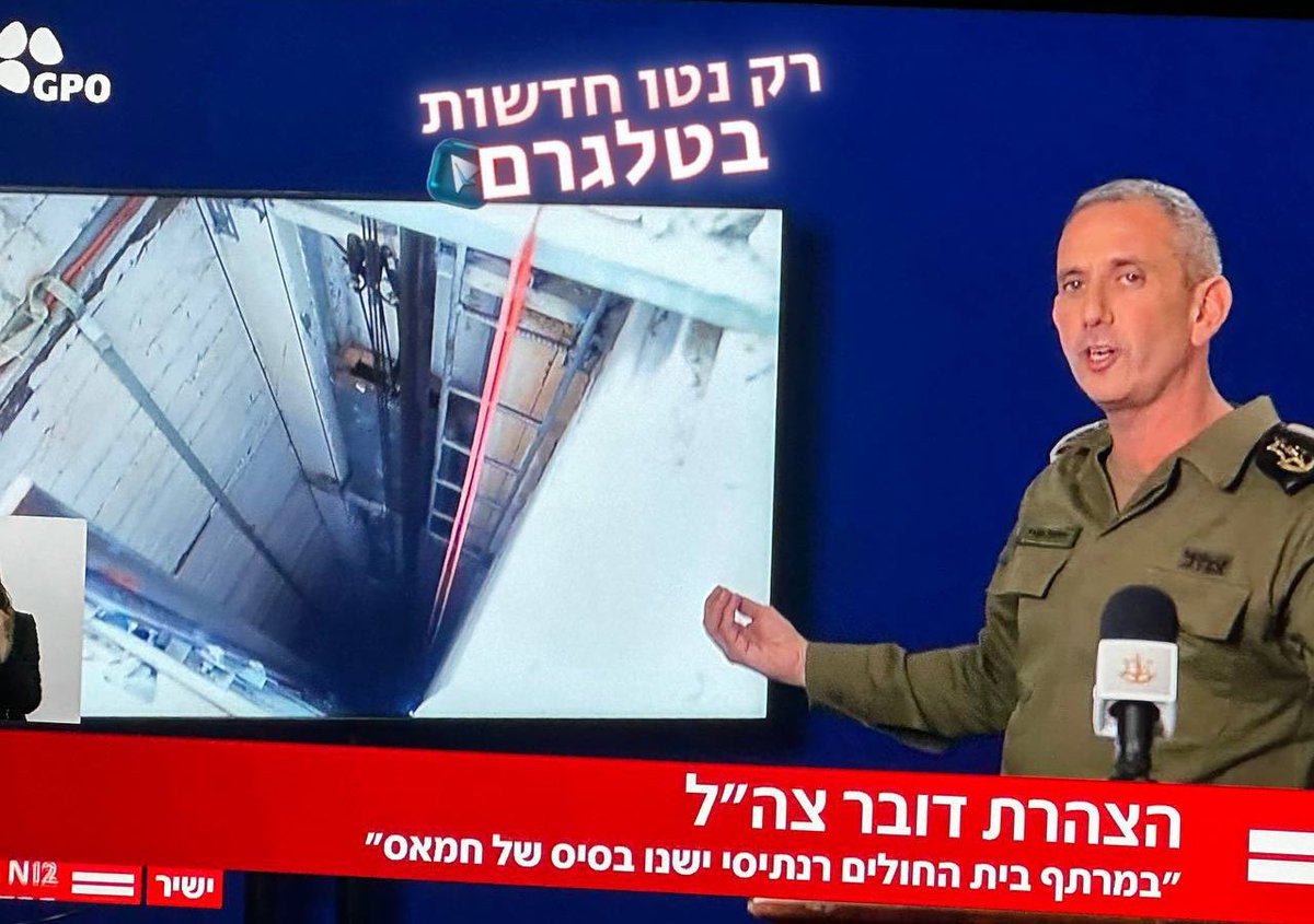 🚨🚨 Russen
تبين أن المكان الذي أظهره الجيش الإسرائيلي على أنه نفق حماس كان عبارة عن مكان مصعد.

 حيث يوجد عاكس ثلاثي الطور لمحركات المصعد في الصندوق الكهربائي
.
ويمكنك رؤية القضبان والكابلات المسطحة بوضوح في عمود المصعد.