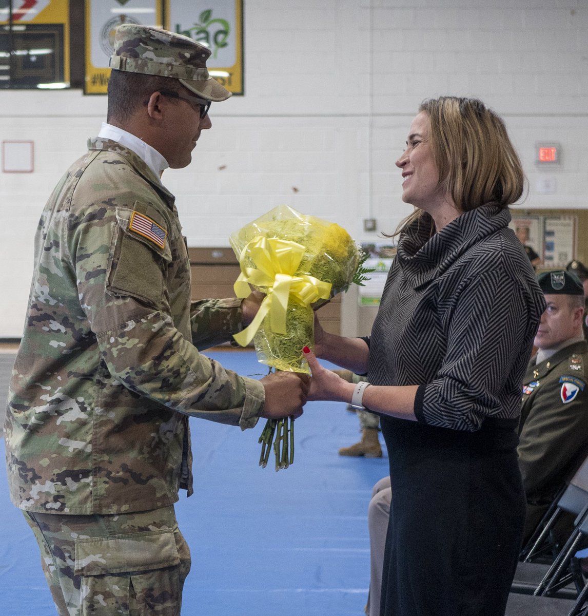 FightingFirst's tweet photo. #ICYMI | The 97th MP welcomed a new CSM to their formation last week in a change of responsibility ceremony. We welcome CSM Keenan and his family to the #BigRedOne. We wish CSM Regur and his family safe travels and give our heartfelt thanks for his service. #AssistProtectDefend https://t.co/DwJoQRTqSs