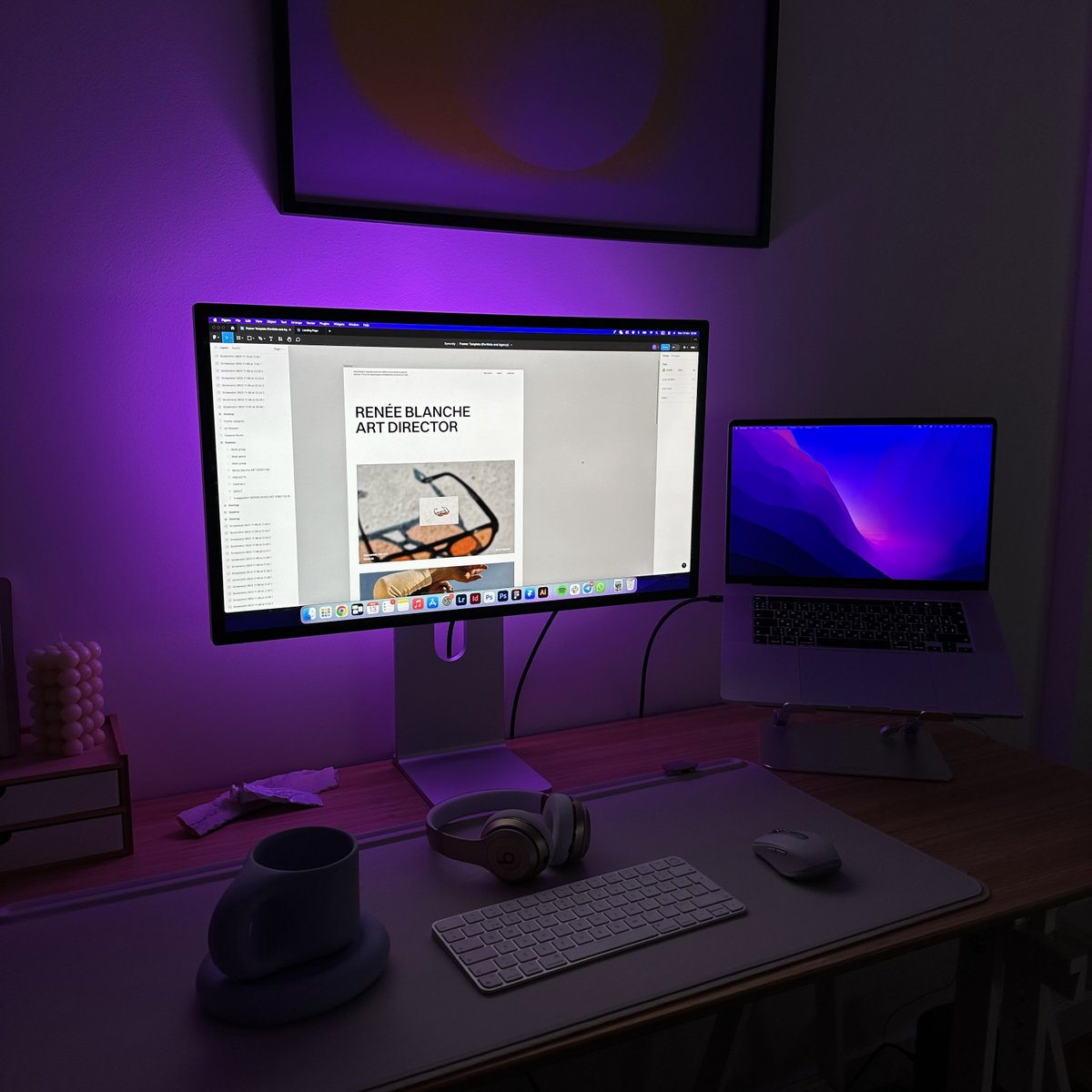 vitaspenser's tweet image. Late night setup and some exciting work in progress 🤫