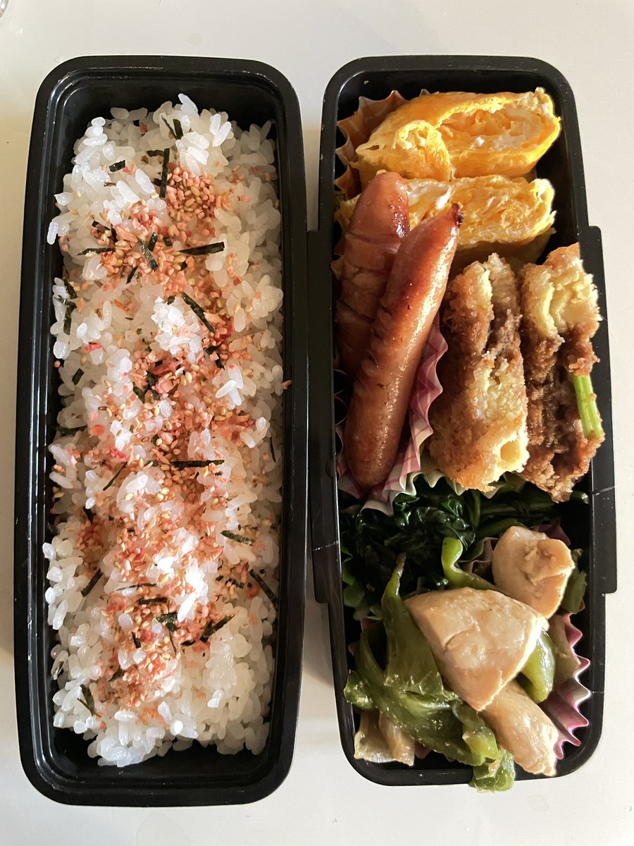 Torara_i's tweet photo. #day403 #bento #lunchbox #お弁当 #お弁当記録 #お弁当作り楽しもう部 #高校生弁当 #息子弁当 https://t.co/2FW7JdfoQX