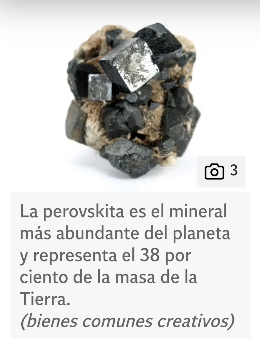 EsperancitaUrib's tweet photo. Excelente: muy pronto el costo de los paneles solares bajará el 50%.
La celda de perovskita supera el límite de eficiencia teórica de la celda solar estándar.

"La perovskita ha sido aclamada como un material milagroso por su potencial para revolucionar todo, desde las telecomunicaciones de alta velocidad hasta las tecnologías de energía renovable" .

https://t.co/w3JSkGcVwd