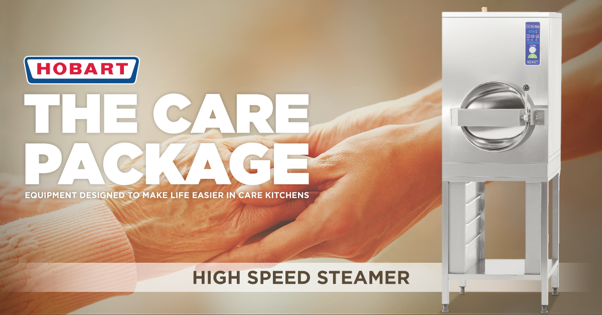The High Speed Steamer is the ideal partner for care kitchens, where getting nutrition on the plate quickly, consistently &amp; in an appealing way is a major concern for chefs.
The steamer can dramatically reduce cook times compared to traditional methods.
👉hobartuk.com/care