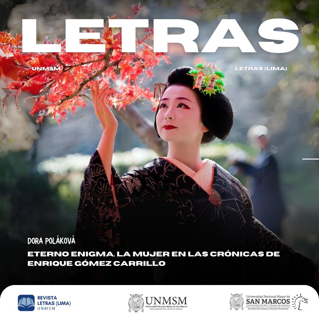 📣 #LetrasRecomienda
Te presentamos el artículo «𝐄𝐭𝐞𝐫𝐧𝐨 𝐞𝐧𝐢𝐠𝐦𝐚. 𝐋𝐚 𝐦𝐮𝐣𝐞𝐫 𝐞𝐧 𝐥𝐚𝐬 𝐜𝐫𝐨́𝐧𝐢𝐜𝐚𝐬 𝐝𝐞 𝐄𝐧𝐫𝐢𝐪𝐮𝐞 𝐆𝐨́𝐦𝐞𝐳 𝐂𝐚𝐫𝐫𝐢𝐥𝐥𝐨» 🤔🤷‍♀️
👉 doi.org/10.30920/letra…
✒️ Autora: Dora Poláková
📆 2022