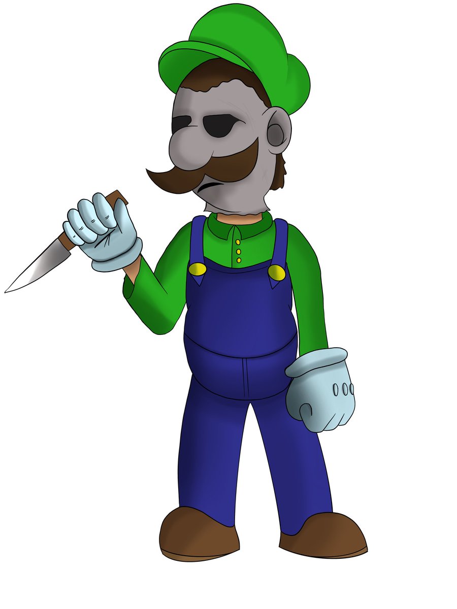 MEvansLA's tweet photo. Look what I’ve been working on! Luigi x Halloween https://t.co/Uzw1OSvWCm