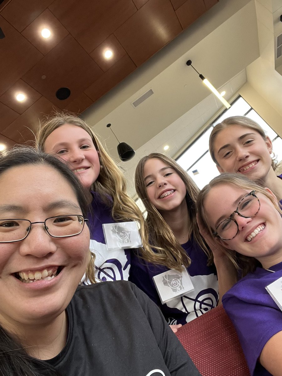 NHIChoirs's tweet photo. Thanks @wischoral for another amazing Singing in Wisconsin Festival! Proud to represent our #wolfpacksingers and @oconschools with these fantastic six vocalists part of the Middle Level Choir! #siw #singon #choirfamily https://t.co/7Cky54qzzX