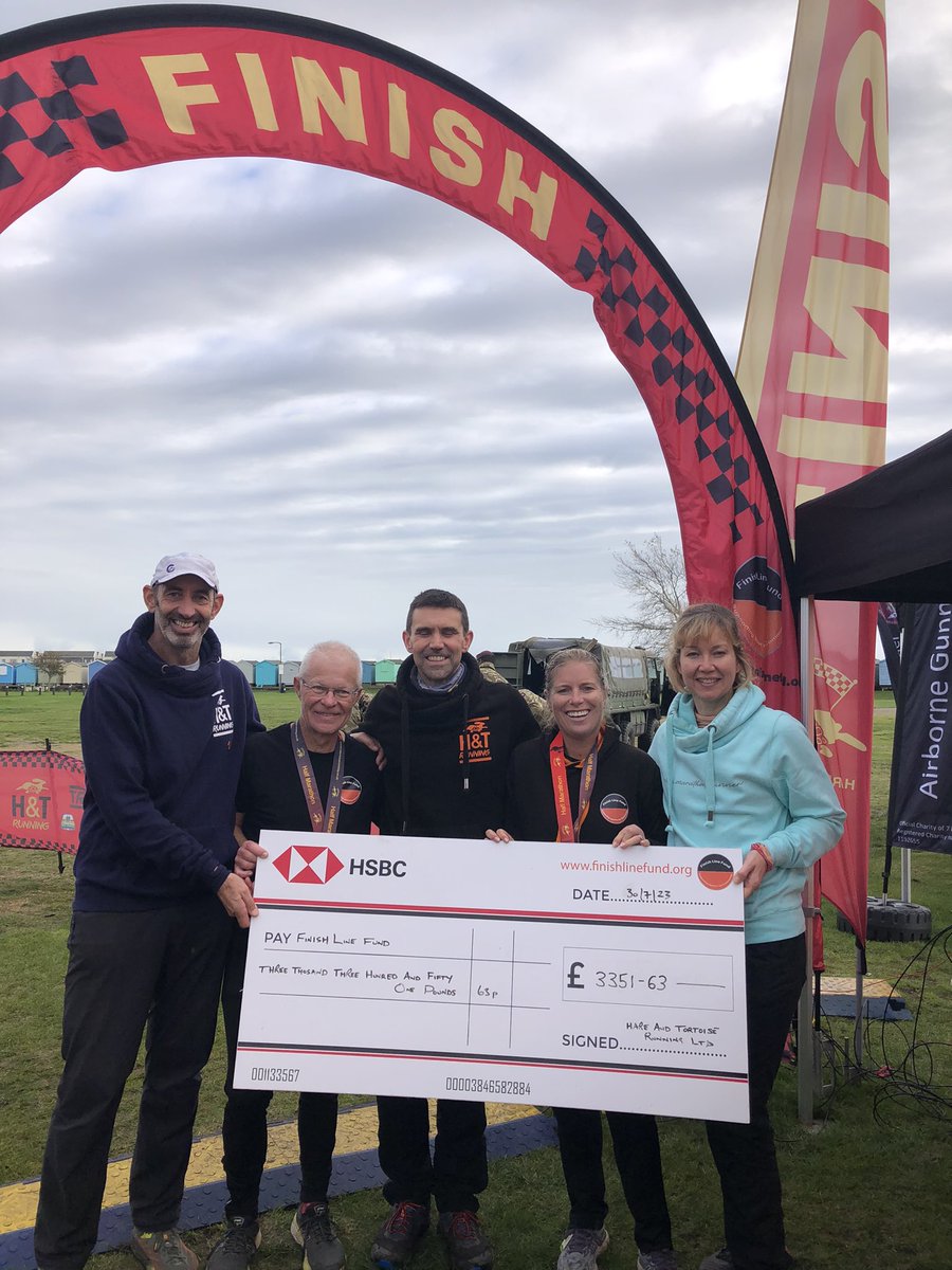 Yesterday we were with <a href="/HareTortoiseLtd/">Hare & Tortoise</a> to formally thank them for their wonderful donation arising from this year’s Finish Line Frolic which totalled a fantastic £3,351. This includes sponsorship funds from <a href="/myRaceKit/">myRaceKit</a> Southbourne Physiotherapy and Malcolm Keys Consulting