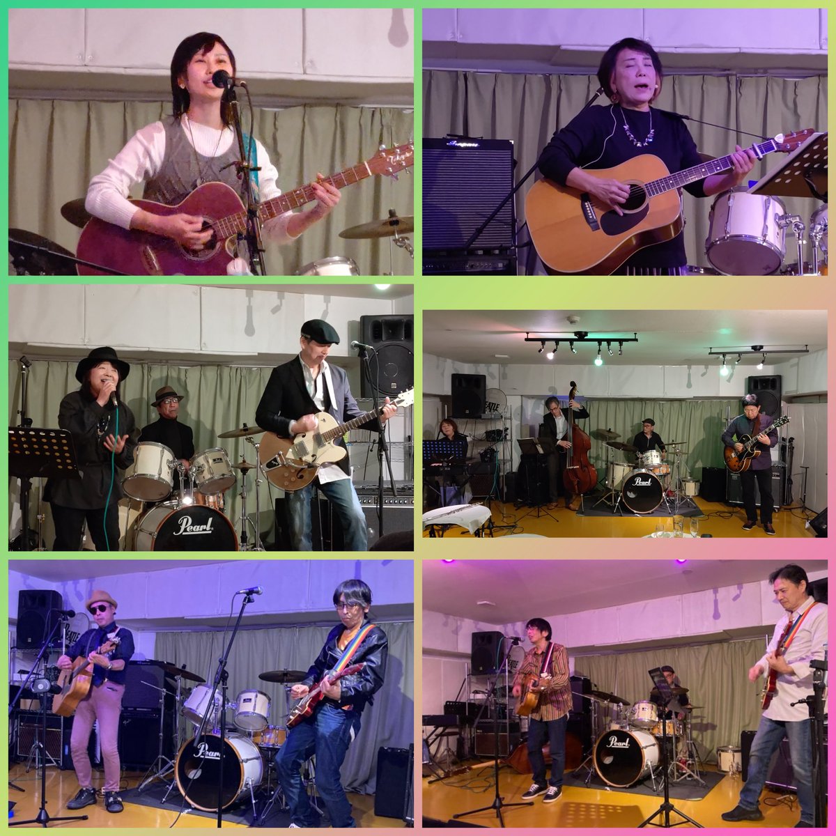 jukebox1960's tweet photo. 11月11日(土)は久々のタナカズデーそして難波BeetleがGreenDragonに変わって初めての出演でした。
最後の最後に主催者のタナカズさん(Drs)芭庵さん(EG)僕の３人での「FUJIIDERA」と楽しい時間を過ごしました。#Beetle #GreenDragon #くろべ #タナカズデー #難波 #11月11日 #FUJIIDERA #くろきりん https://t.co/Z8bZL4iUXJ