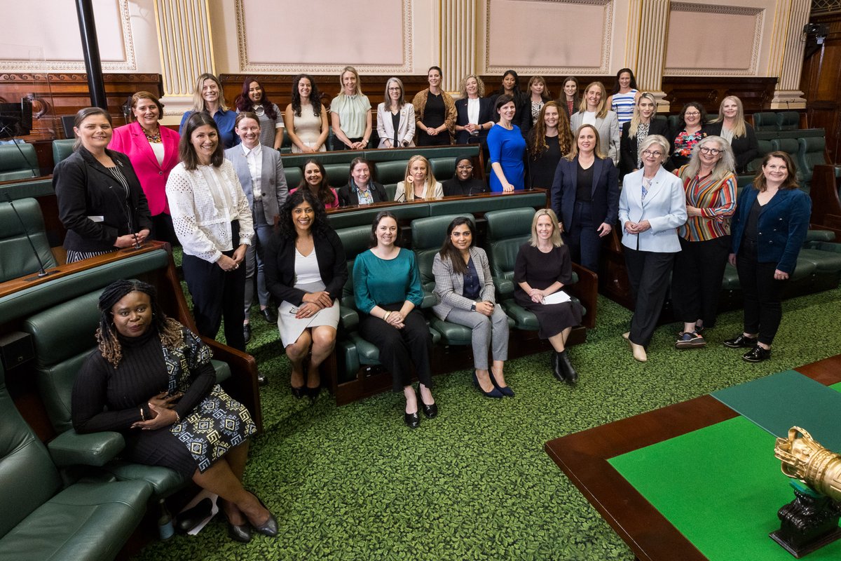 Witnessing our 2023 cohort deliver their speeches in Parliament last week was a momentous occasion, showcasing the power of women's voices in shaping our nation's future. We are so incredibly impressed and proud of this remarkable group! 💛💪 #WomenInPolitics #auspol