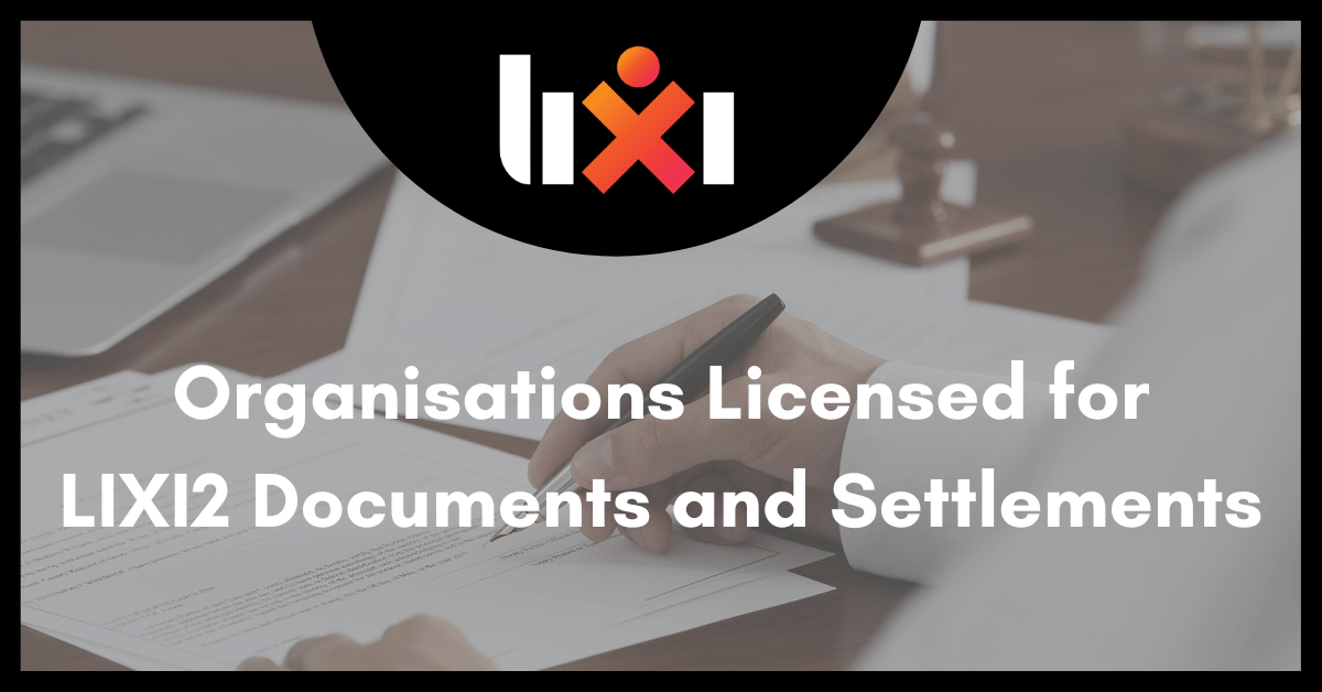 LIXI_Ltd's tweet photo. It's great to see so much LIXI2 activity using our Documents and Settlements (DAS) Standard. See all those licensed to use the DAS Standard in Australia here. https://t.co/nih4AalIPa https://t.co/o5T00OoGZD