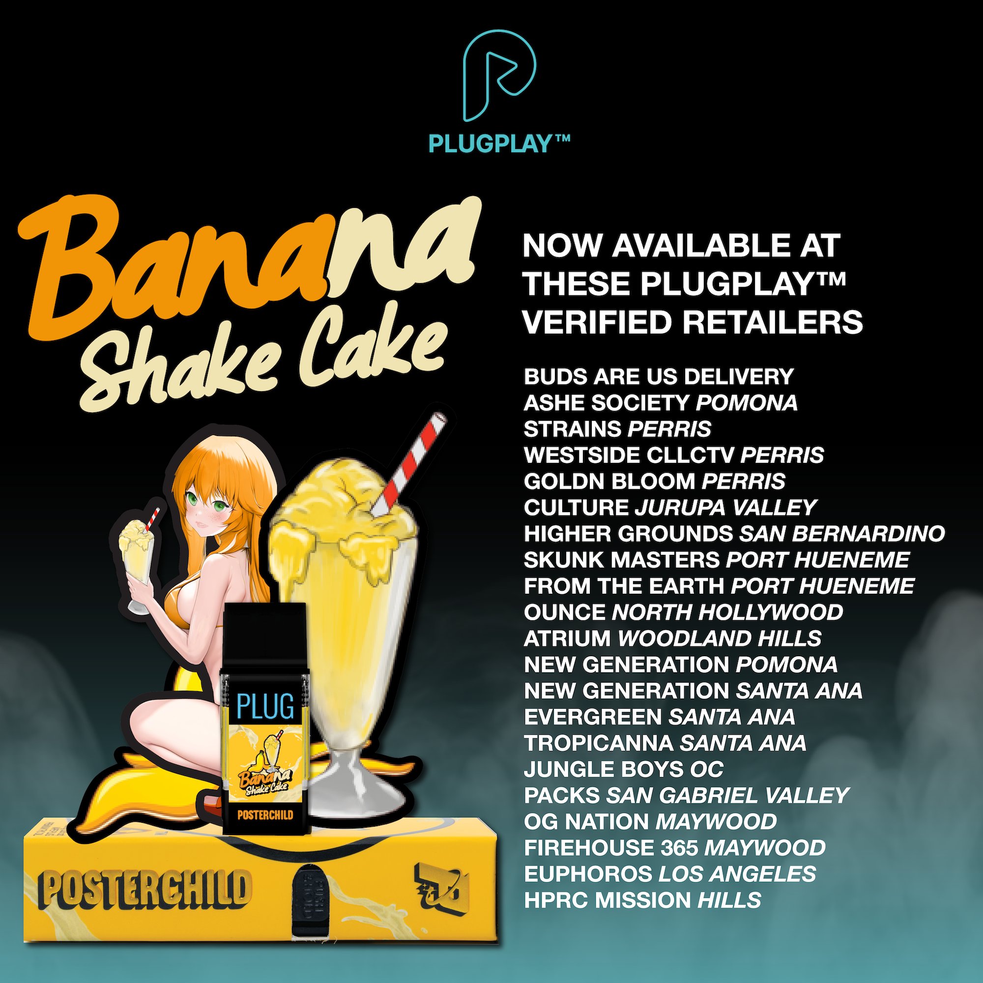 18+ Banana Shake Cake Plugplay