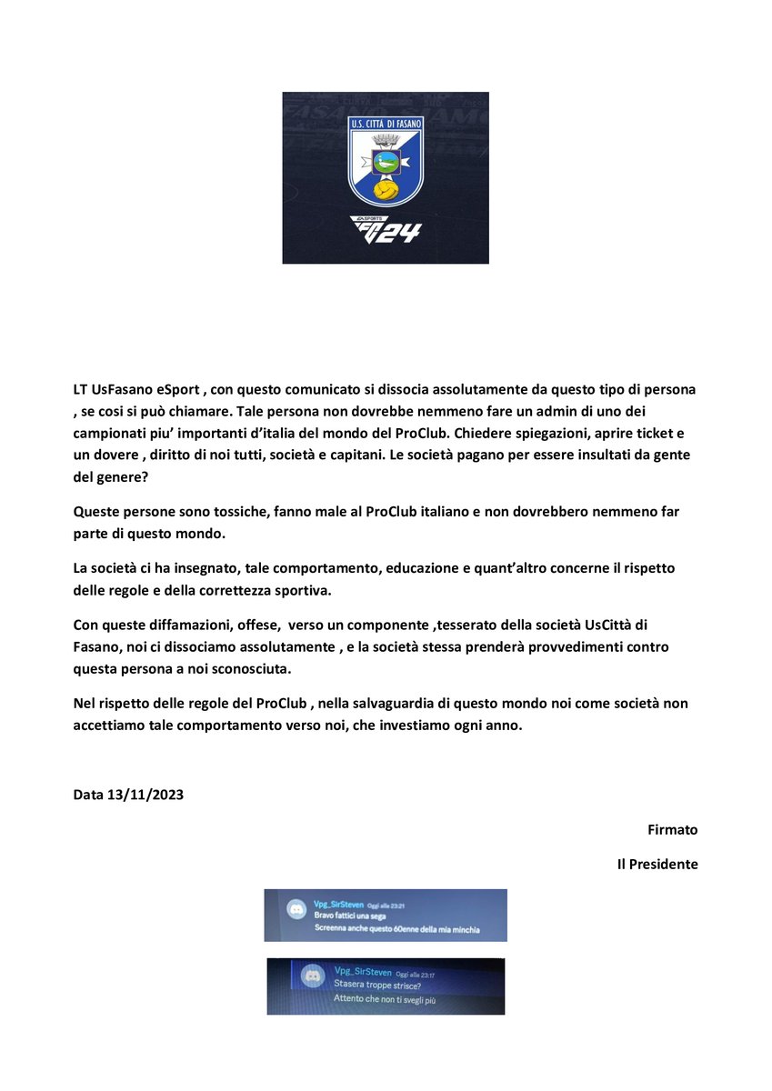 UsFasano eSport tweet media