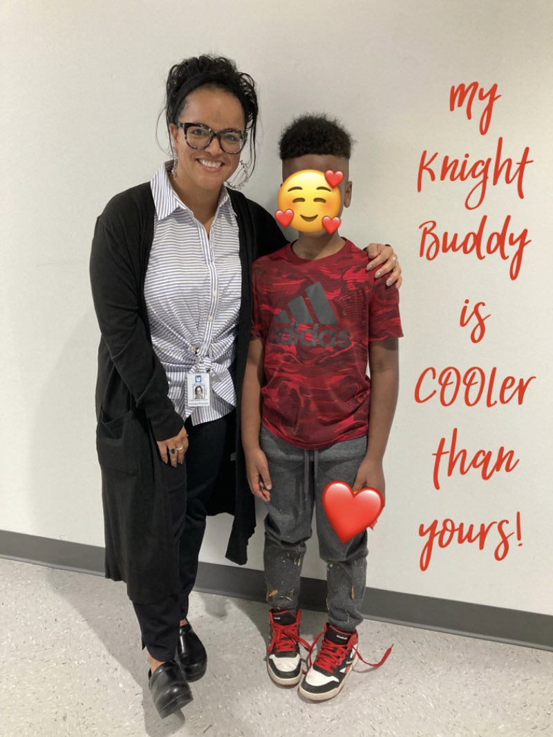 ctavares_20's tweet photo. Shout out to one of our AMAZING school counselors, Ms. Natale, for organizing KES’ Knight Buddies! The aim of Knight Buddies is to create a greater awareness of &amp; respect for the variety of cultures in our school &amp; a more positive school climate.” #ExcellenceandEquity @WCPSSTeam https://t.co/nPOoBWQBhS