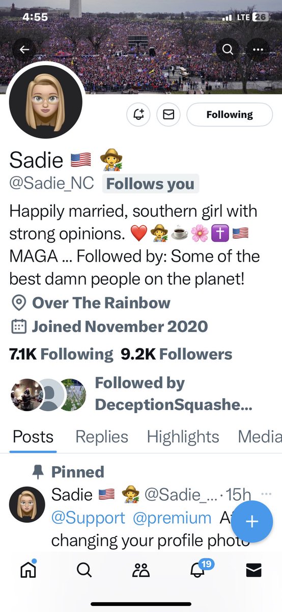 Please help Sadie get to 10,000. @Sadie_NC