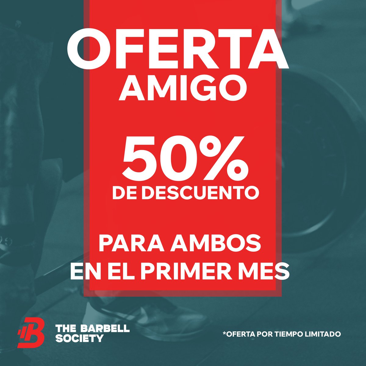 DanielGBullido's tweet photo. Twitter haz tu magia 🤞
Invita a un amigo a unirse a nuestra familia de crosstraining y ambos disfrutarán de un 50% de descuento en el mes actual o el siguiente* en su tarifa.
https://t.co/jZ0xZ0sc4U https://t.co/KWEvJwkcTm