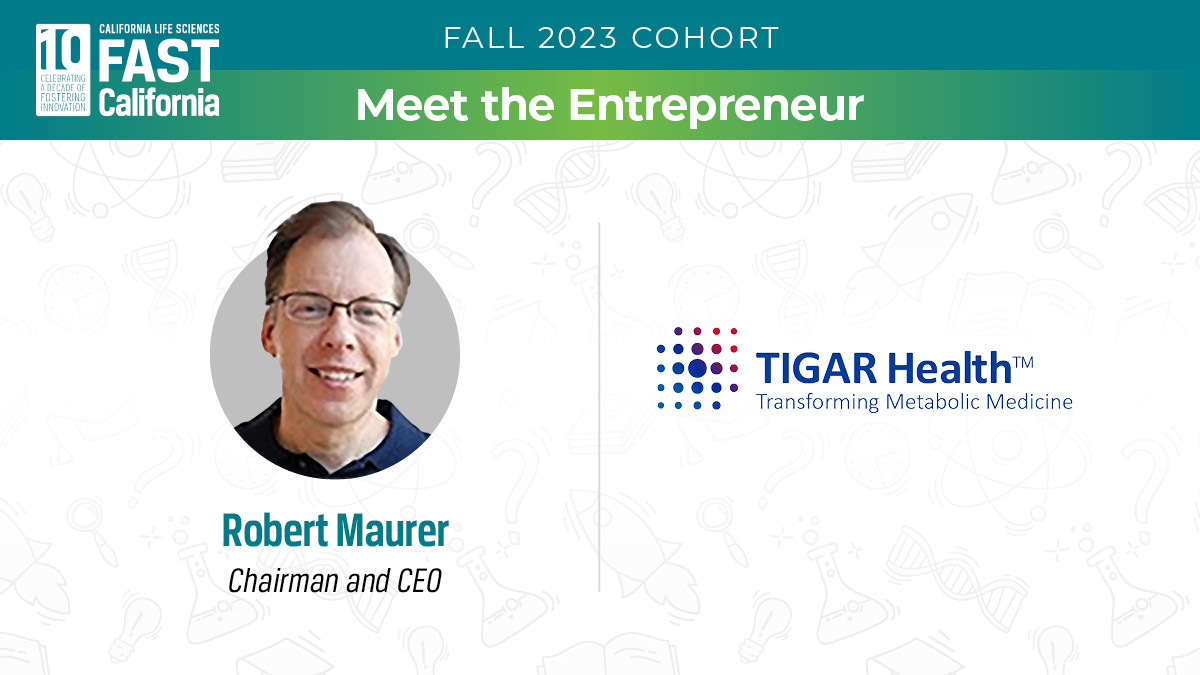 Meet the FAST entrepreneurs! 👋🚀 Robert Maurer is the CEO of TIGAR Health Technologies--a healthcare IT #startup that lets doctors optimize treatment protocols for patients with Type 2 diabetes, providing personalized diabetes therapy. Learn more: bit.ly/3QFwPS2