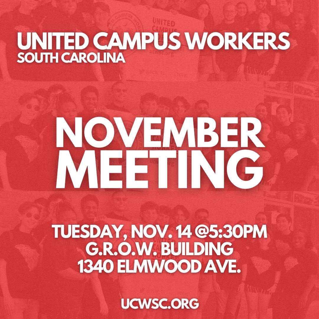 United Campus Workers - SC tweet media